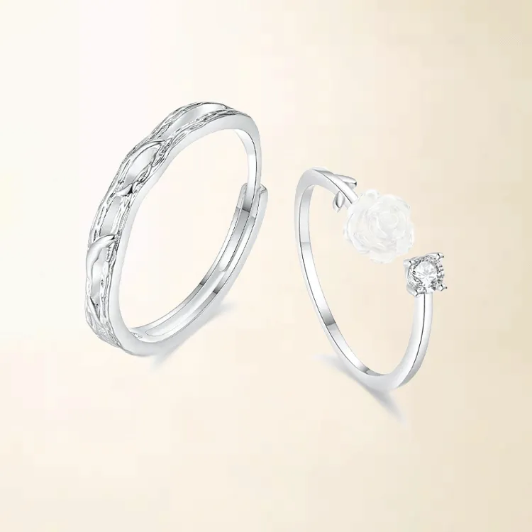 Chongqing Gold Store S925 Silver Rings Unisex-2