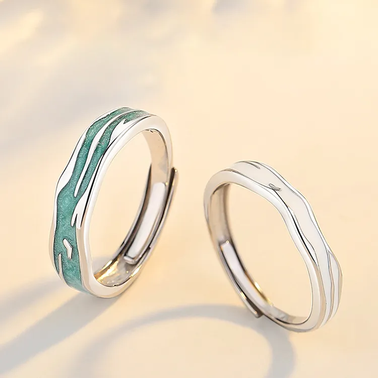 Chongqing Gold Store S925 Silver Rings Unisex-3