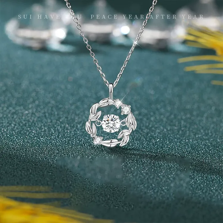 Chongqing Gold Store S925 Silver Necklaces Women's-2