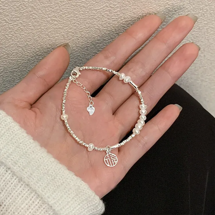 Chongqing Gold Store S925 Silver Bracelets Women's-1
