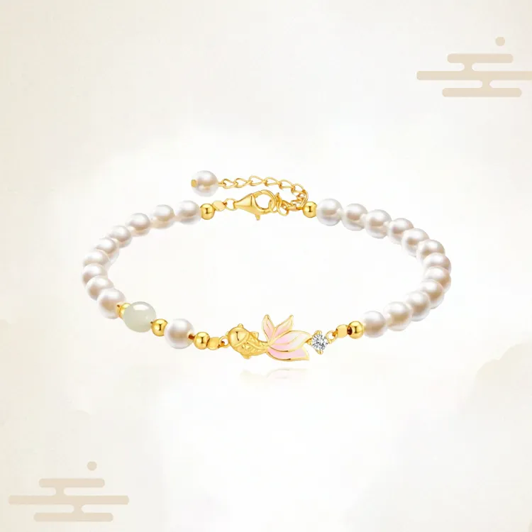 Chongqing Gold Store S925 Silver Bracelets Women's-3
