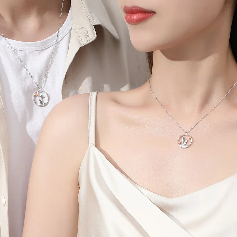 Chongqing Gold Store S925 Silver Necklaces Unisex-4