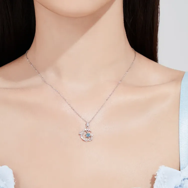 Chongqing Gold Store S925 Silver Necklaces Women's-1
