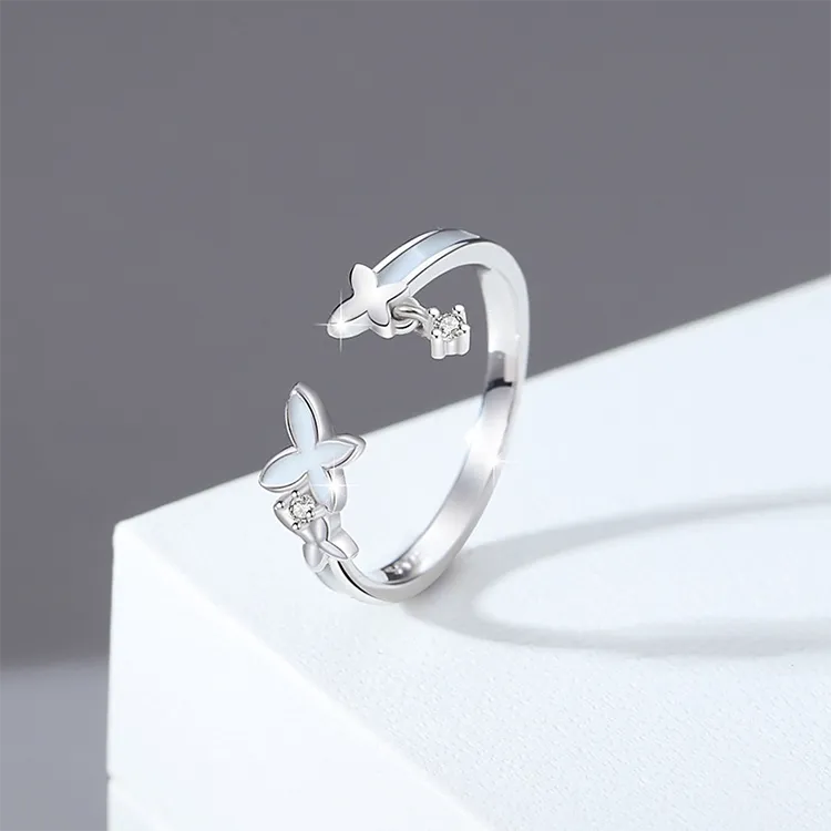 Chongqing Gold Store S925 Silver Rings Unisex-4