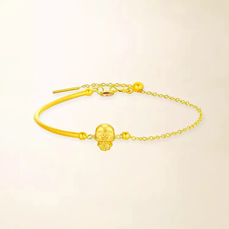 Chongqing gold store Gold Bracelet Unisex-3