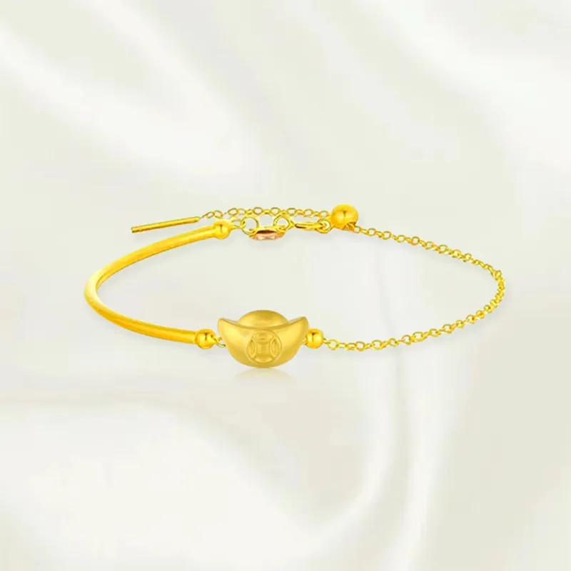 Chongqing gold store Gold Bracelet Unisex-2