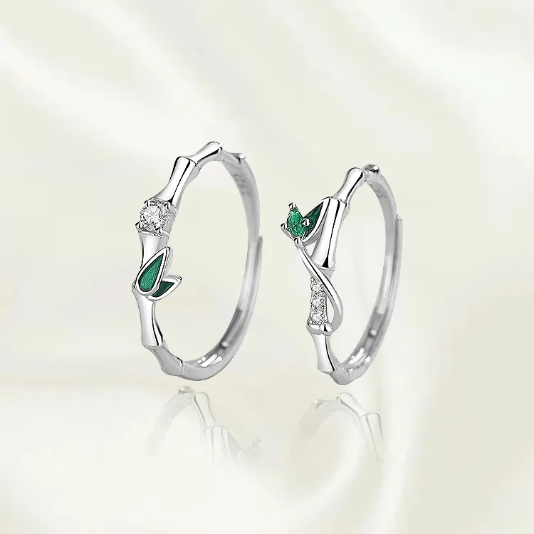 Chongqing Gold Store S925 Silver Rings Unisex-5