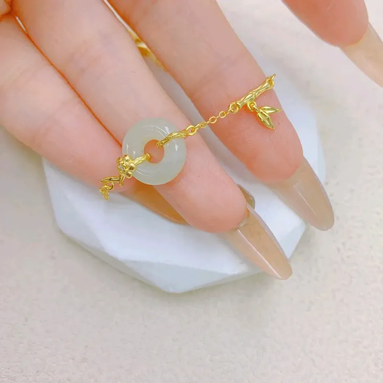 Chongqing Gold Store Chalcedony Bracelets Women's-2