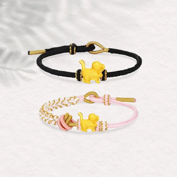 Chongqing gold store Gold Bracelet Unisex-3