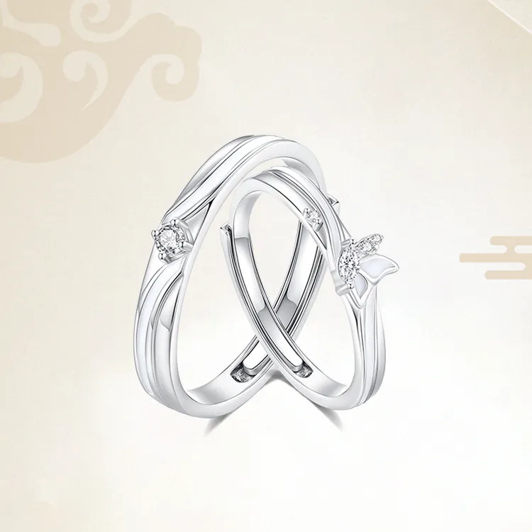 Chongqing Gold Store S925 Silver Rings Unisex-4