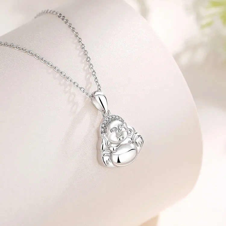 Chongqing Gold Store S925 Silver Necklaces Unisex-3