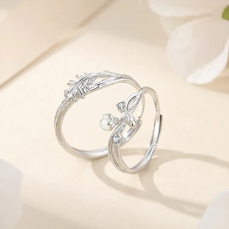 Chongqing Gold Store S925 Silver Rings Unisex-2