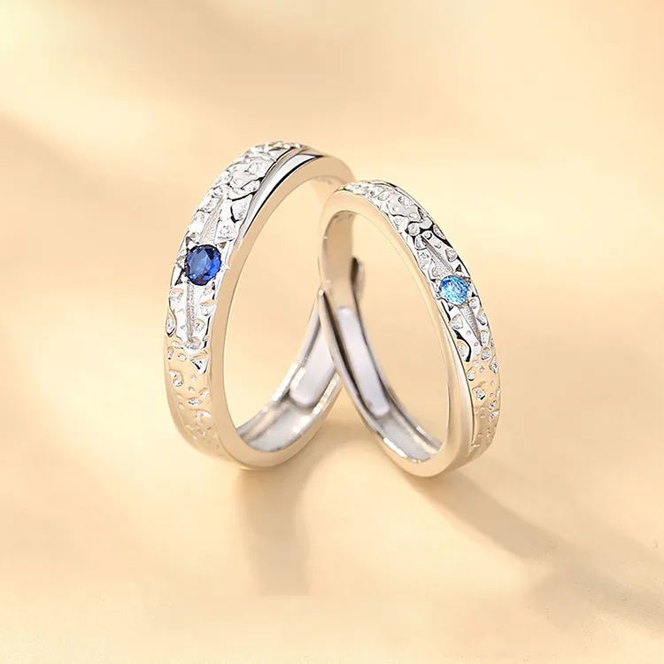 Chongqing Gold Store S925 Silver Rings Unisex-1