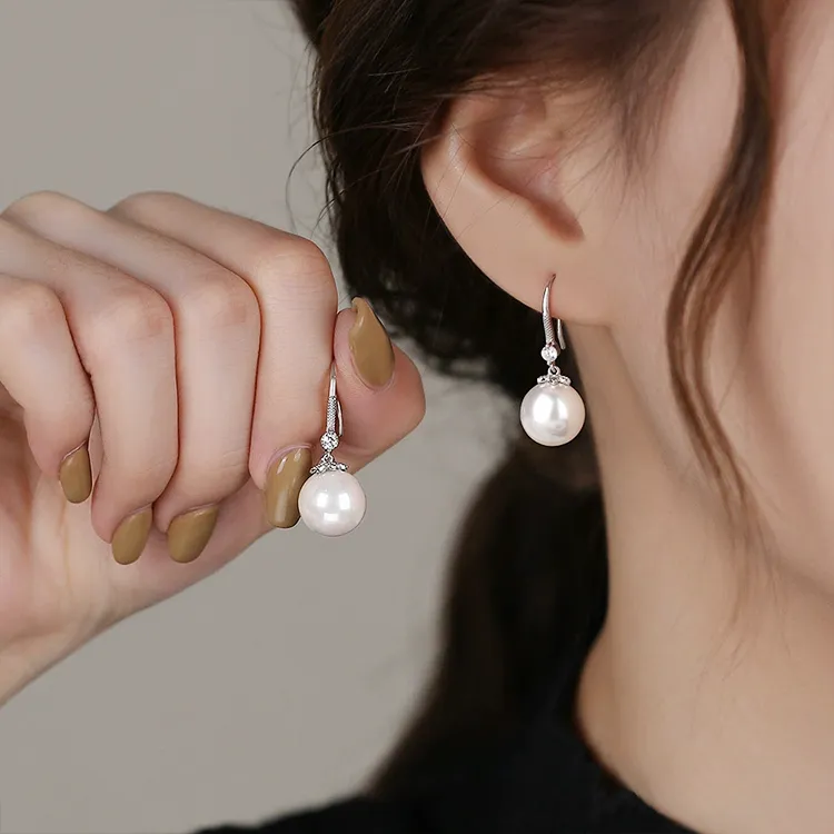 Chongqing Gold Store S999 Fine Silver Earrings Women's-2