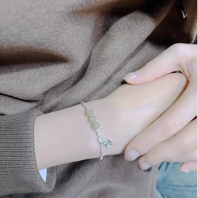 Chongqing Gold Store S925 Silver Bracelets Women's-2