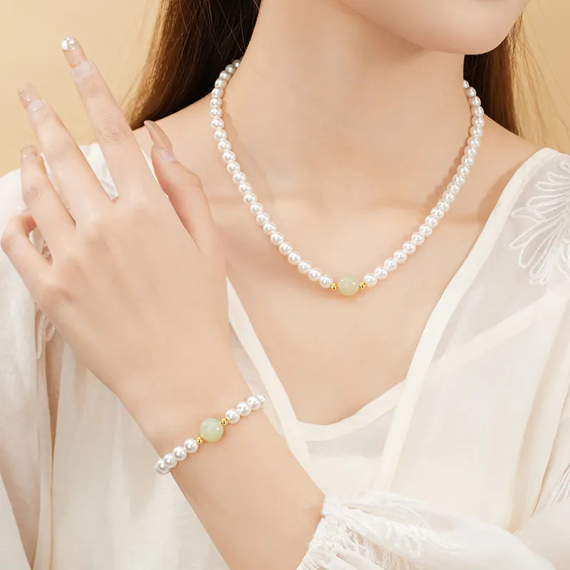 Chongqing Gold Store 925 Sterling Silver Necklaces Women's-3