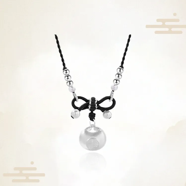 Chongqing Gold Store S999 Fine Silver Necklaces Women's-2