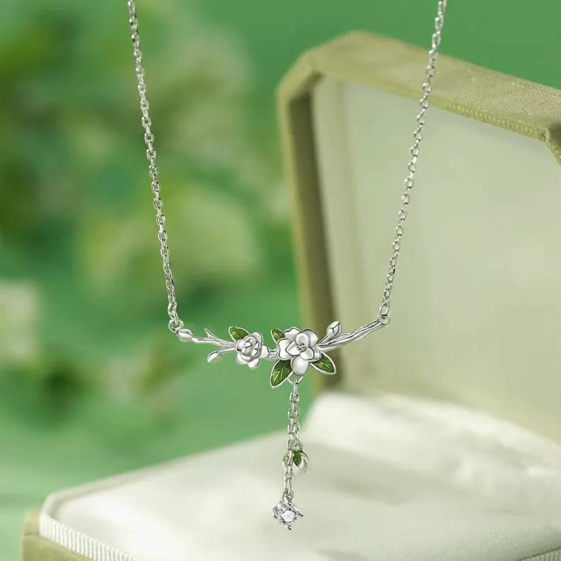 Chongqing Gold Store S925 Silver Necklaces Women's-4