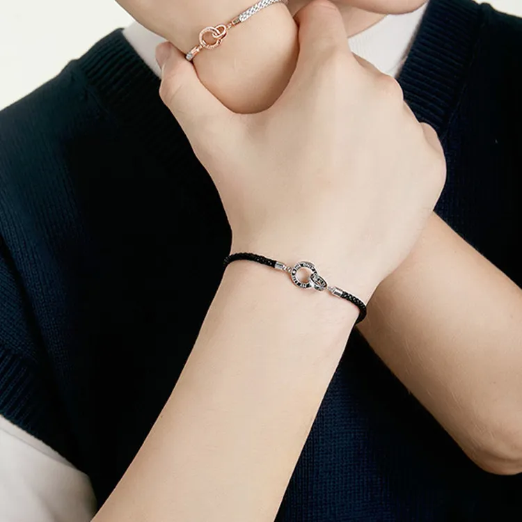 Chongqing Gold Store S925 Silver Bracelets Unisex-2