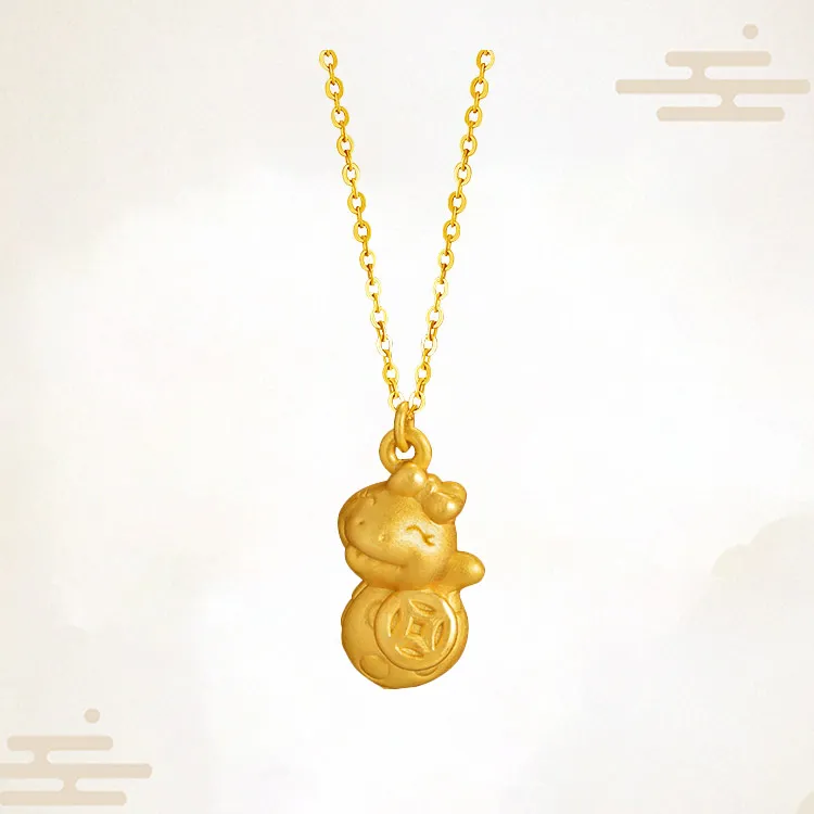 Chongqing Gold Store S925 Silver Necklaces Unisex-3
