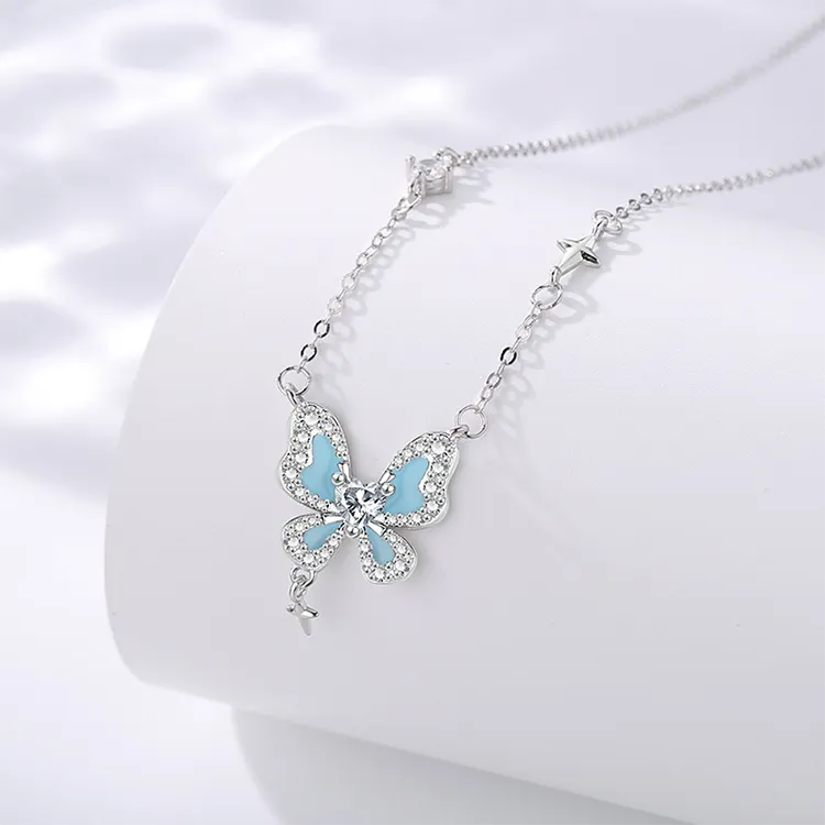 Chongqing Gold Store S 999 Fine Silver Necklaces Women's-3