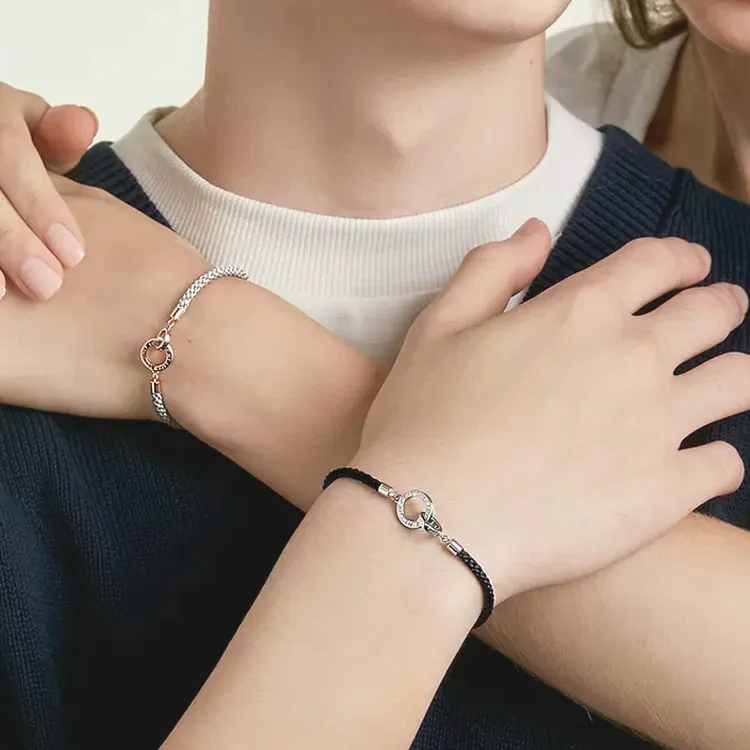 Chongqing Gold Store S925 Silver Bracelets Unisex-3