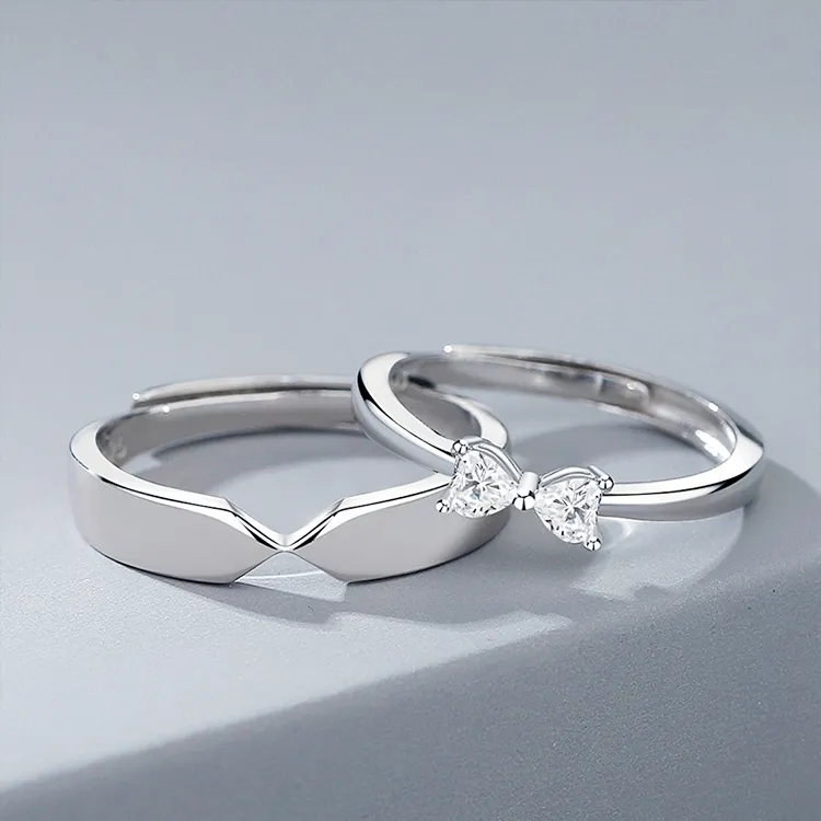 Chongqing Gold Store S925 Silver Rings Unisex-1