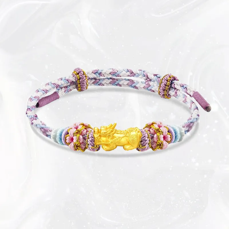 Chongqing gold store Gold Bracelet Unisex-4