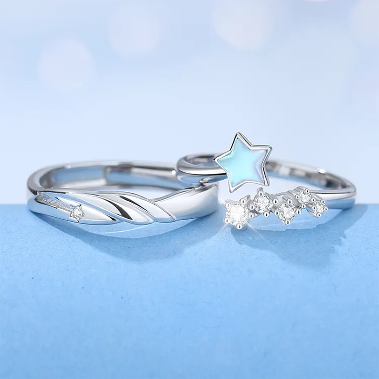 Chongqing Gold Store S925 Silver Rings Unisex-4
