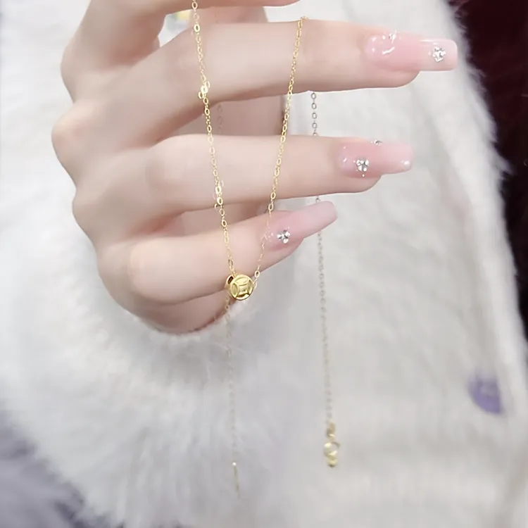 Chongqing Gold Store S925 Silver Necklaces Unisex-1