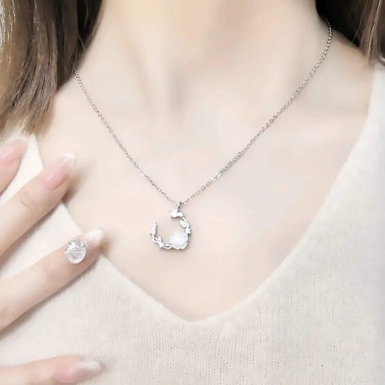 Chongqing Gold Store S925 Silver Necklaces Unisex-2