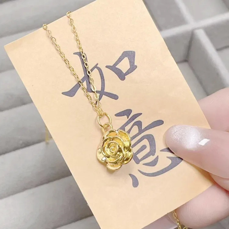 Chongqing Gold Store S999 Fine Silver Necklaces Women's-1