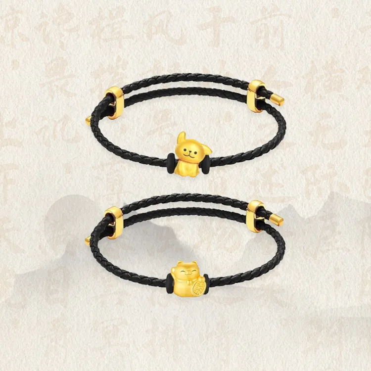 Chongqing gold store Gold Bracelet Unisex-3