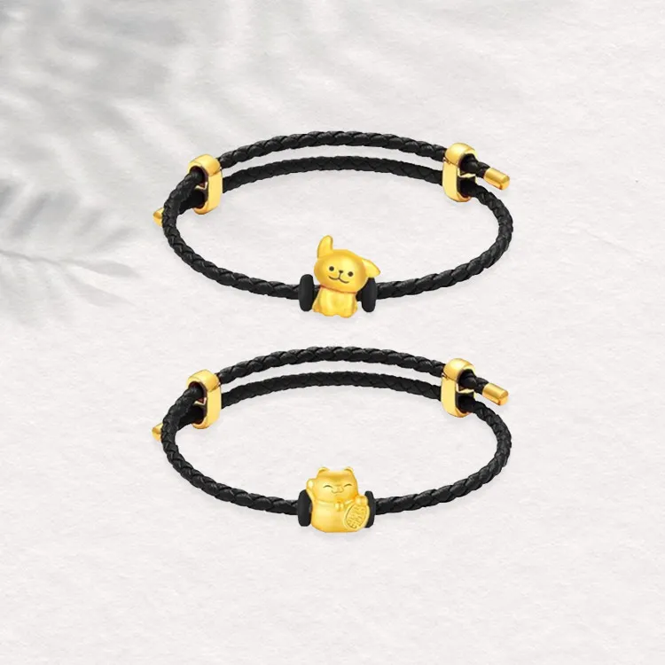 Chongqing gold store Gold Bracelet Unisex-2