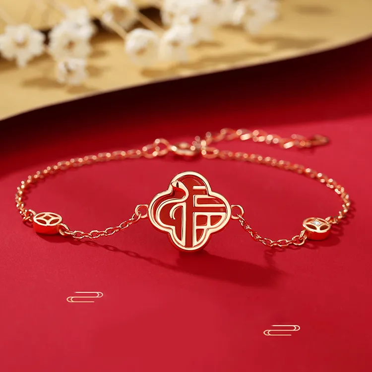 Chongqing Gold Store S925 Silver Bracelets Unisex-3
