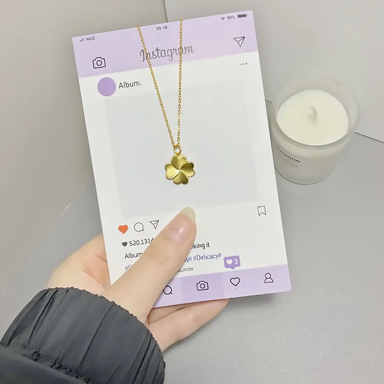 Chongqing Gold Store S 999 Fine Silver Necklaces Women's-3