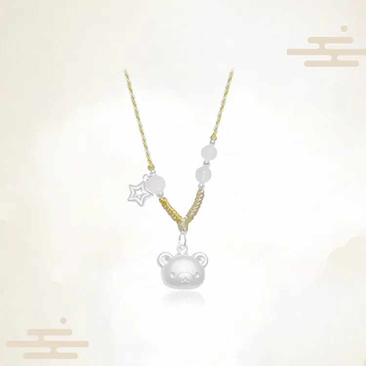 Chongqing Gold Store Sterling Silver Necklaces Women's-4