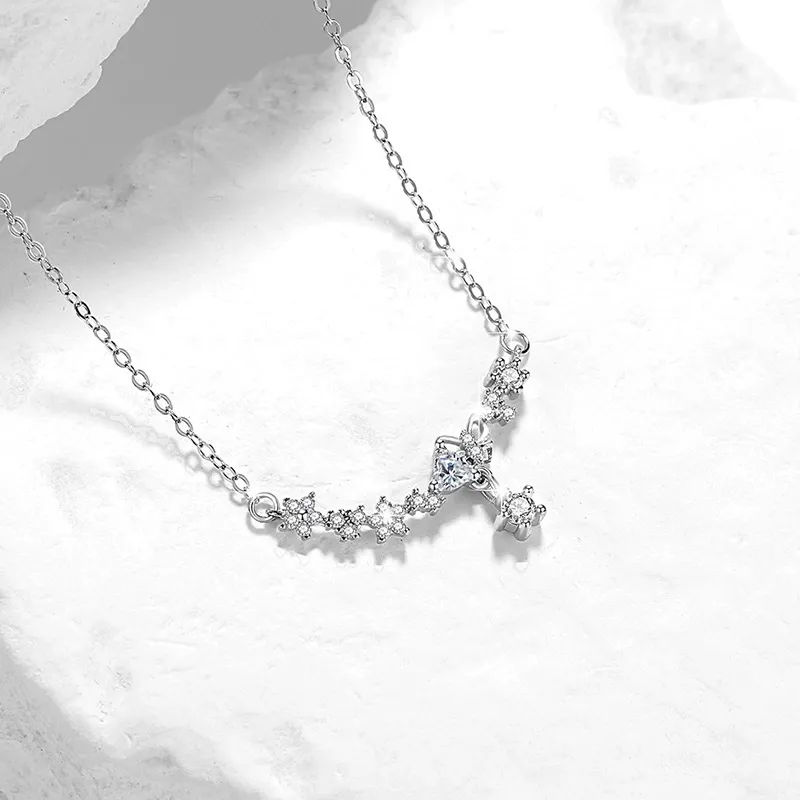 Chongqing Gold Store S925 Silver Necklaces Women's-2