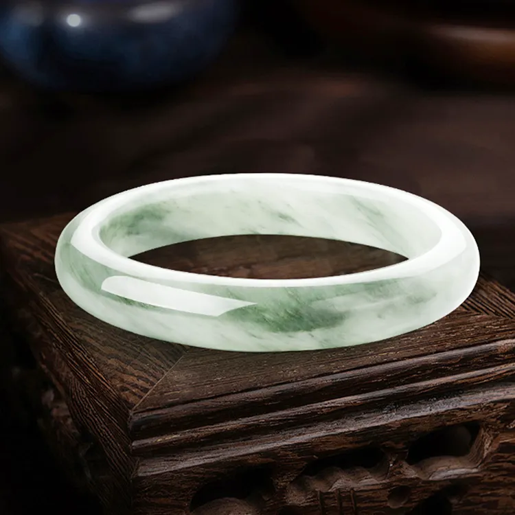 Chongqing Gold Store Tianshan Jade Bangles Women's-3