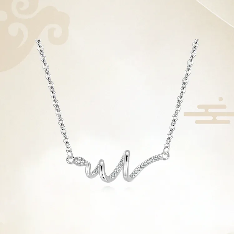 Chongqing Gold Store S925 Silver Necklaces Unisex-5