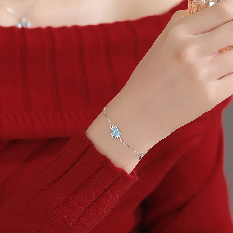 Chongqing Gold Store S 999 Fine Silver Bracelets Women's-4