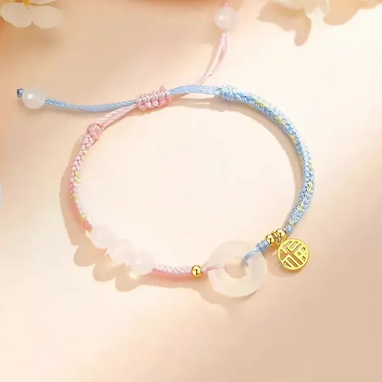 Chongqing Gold Store Colored Glaze Bracelets Unisex-1