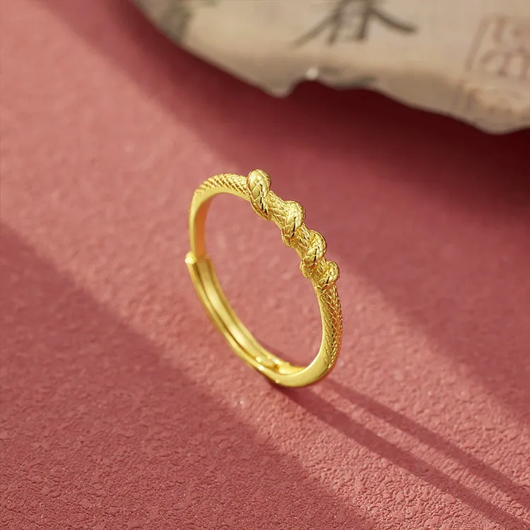 Chongqing Gold Store S925 Silver Rings Unisex-4