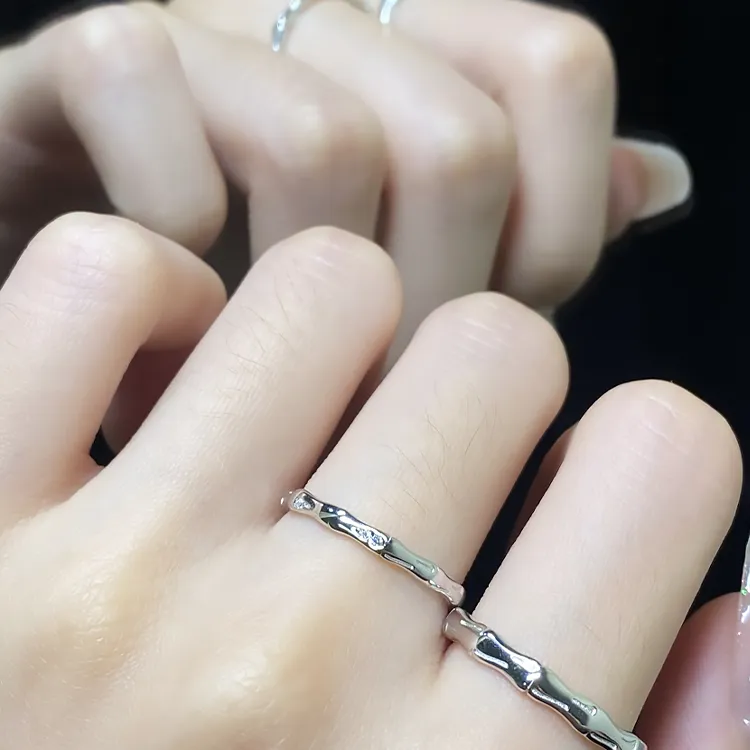 Chongqing Gold Store 925 Sterling Silver Rings Unisex-3
