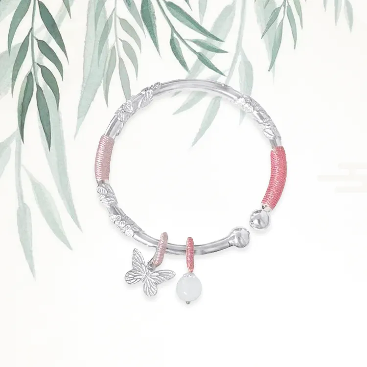 Chongqing Gold Store S999 Fine Silver Sterling Silver Bracelets Women's-4