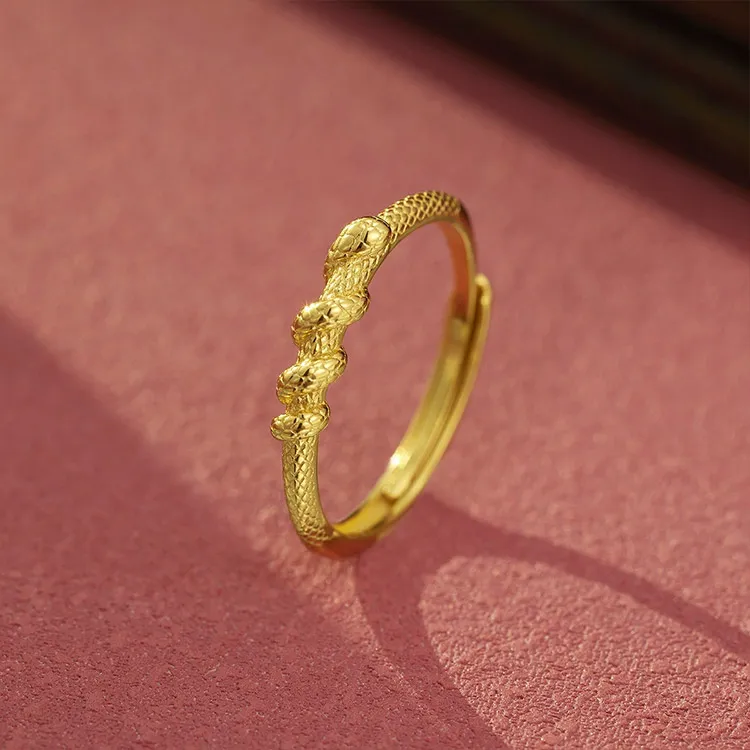 Chongqing Gold Store S925 Silver Rings Unisex-3