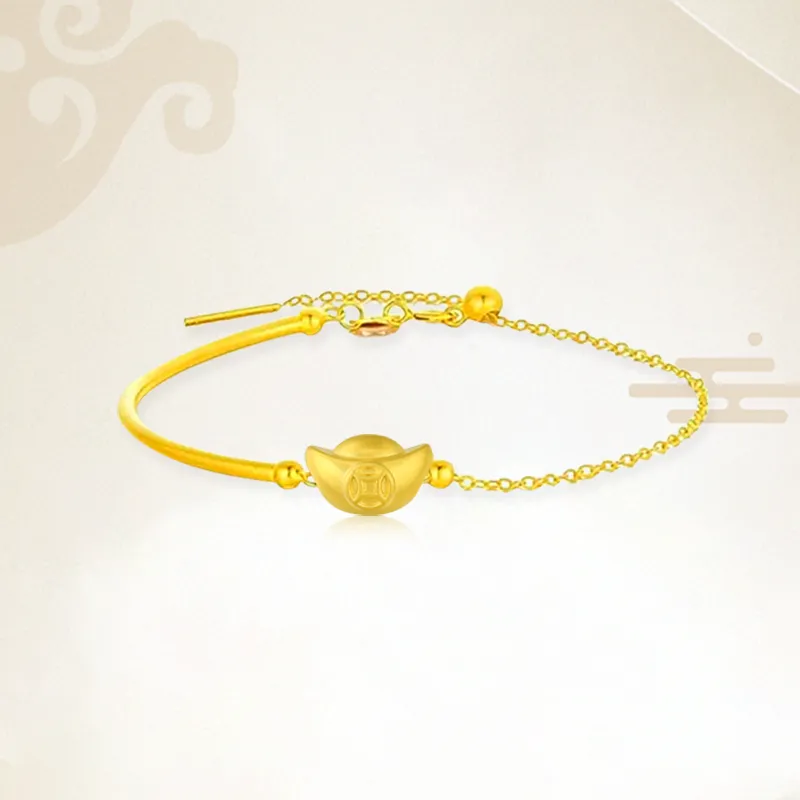 Chongqing gold store Gold Bracelet Unisex-1