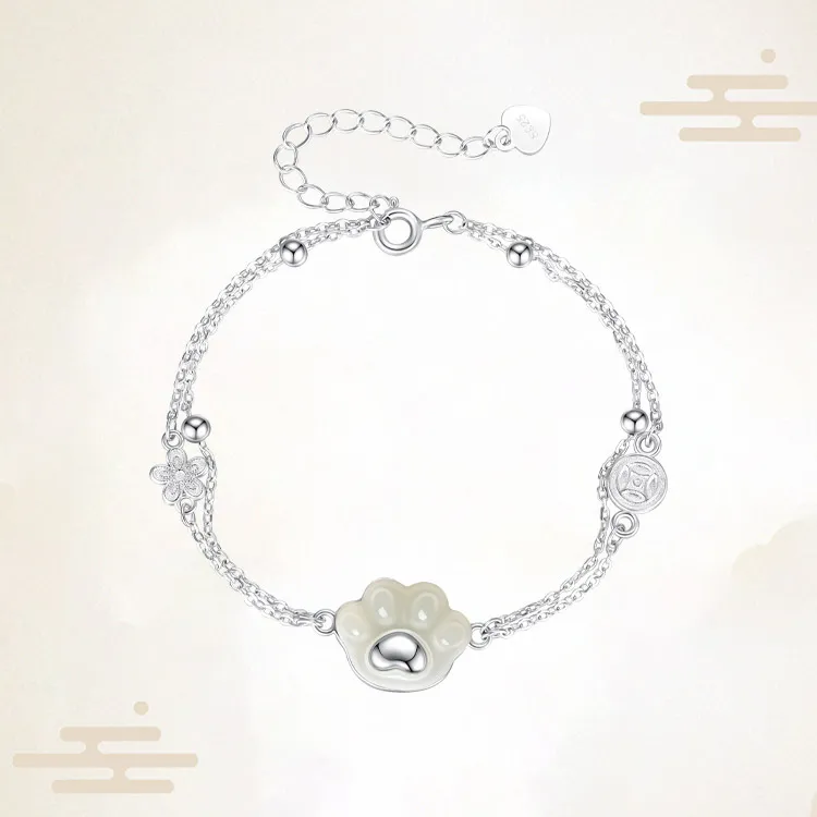 Chongqing Gold Store Chalcedony Bracelets Unisex-3