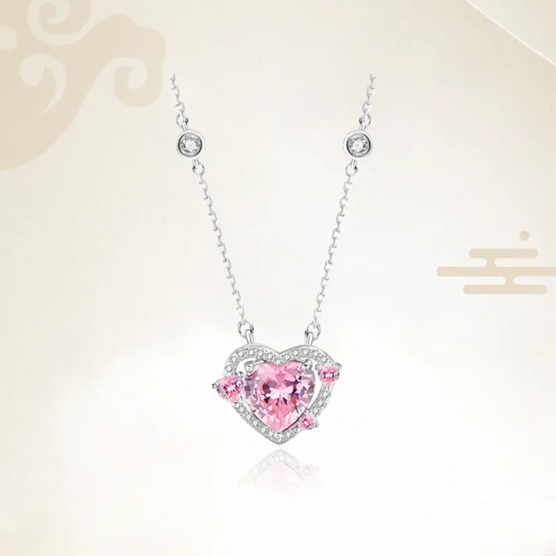Chongqing Gold Store S925 Silver Necklaces Women's-4