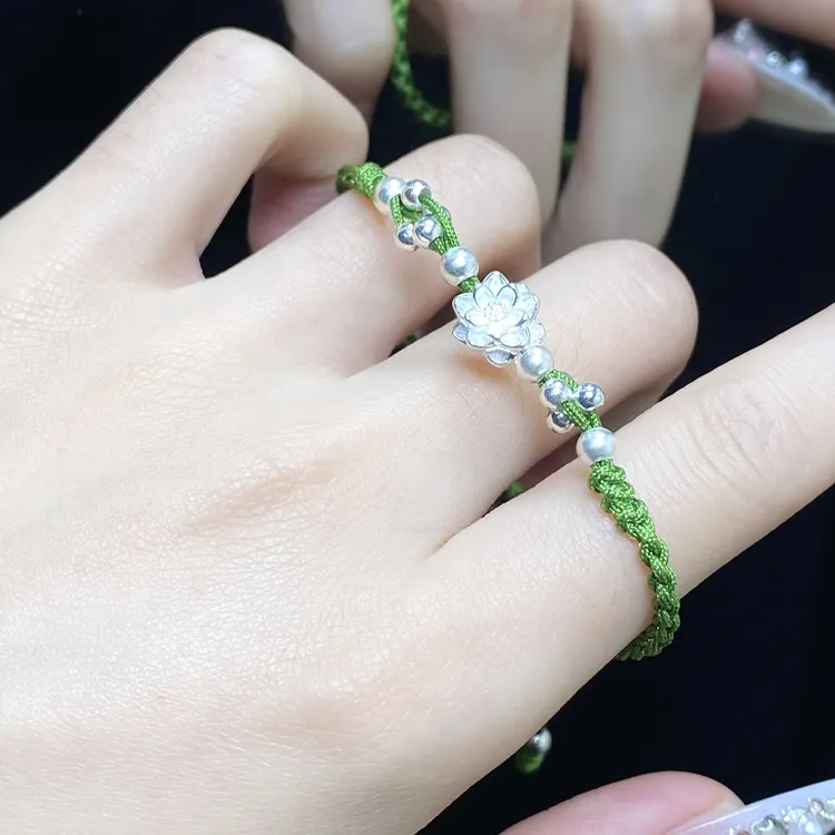 Chongqing Gold Store S999 Fine Silver Bracelets Women's-4